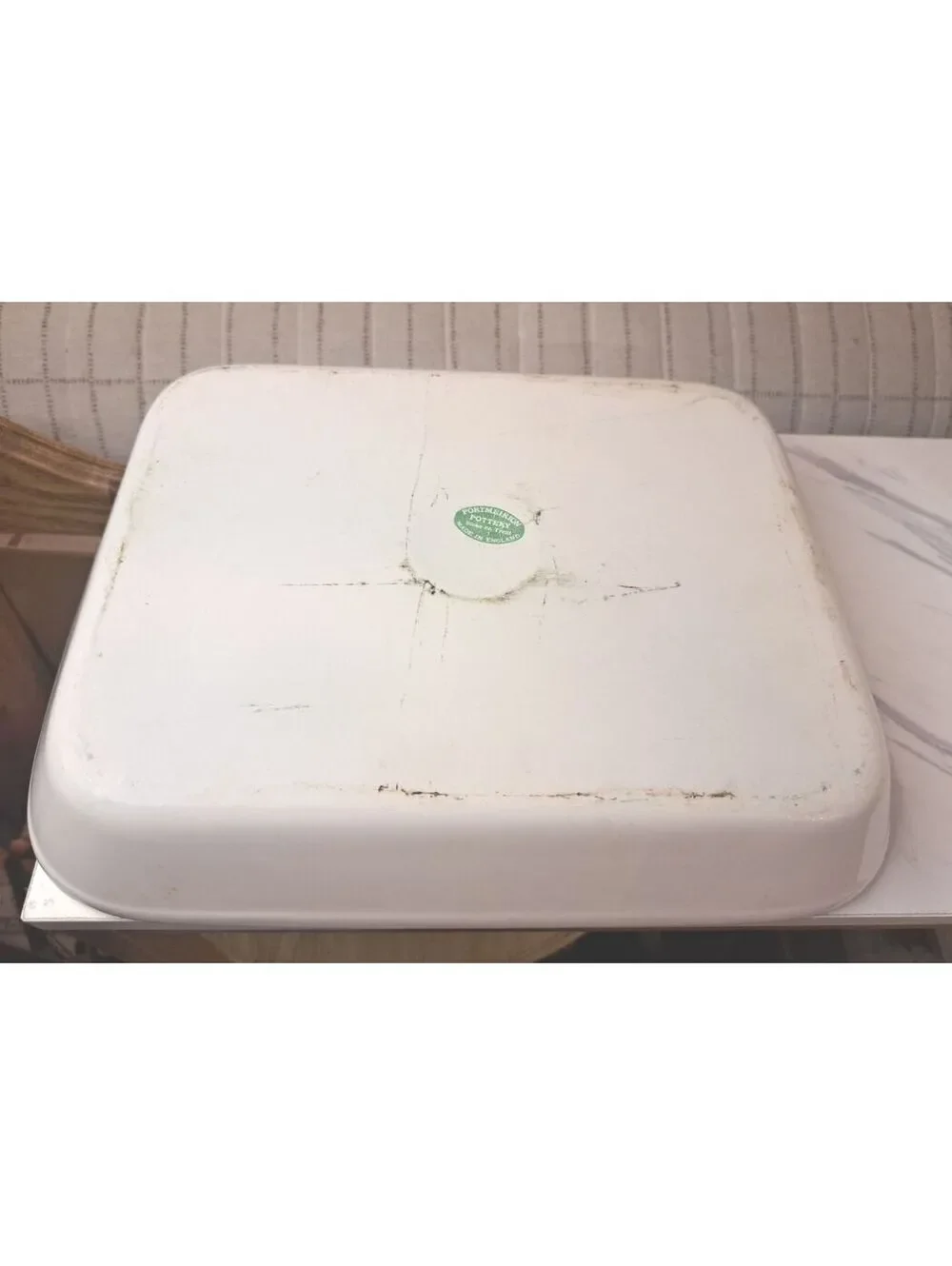 Vtg Portmeirion England Ceramic Blackberry and Blossom Rectangular Baking Dish